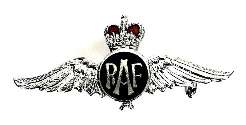 EIIR Royal Air Force pilot's wing enamel RAF sweetheart brooch