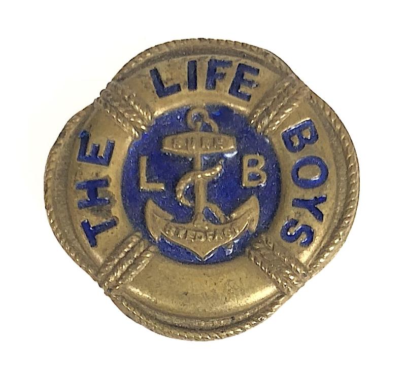 The Life Boys small school cap style enamel badge