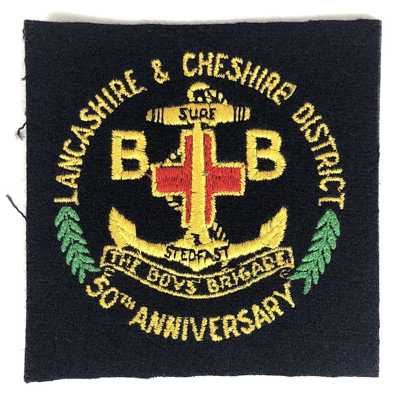 Boys Brigade Lancashire & Cheshire District 50th Anniversary Badge