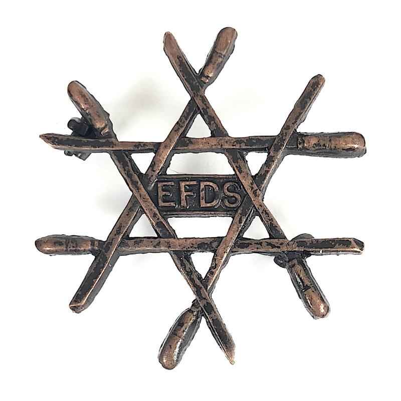 English Folk Dance Society EFDS crossed swords badge