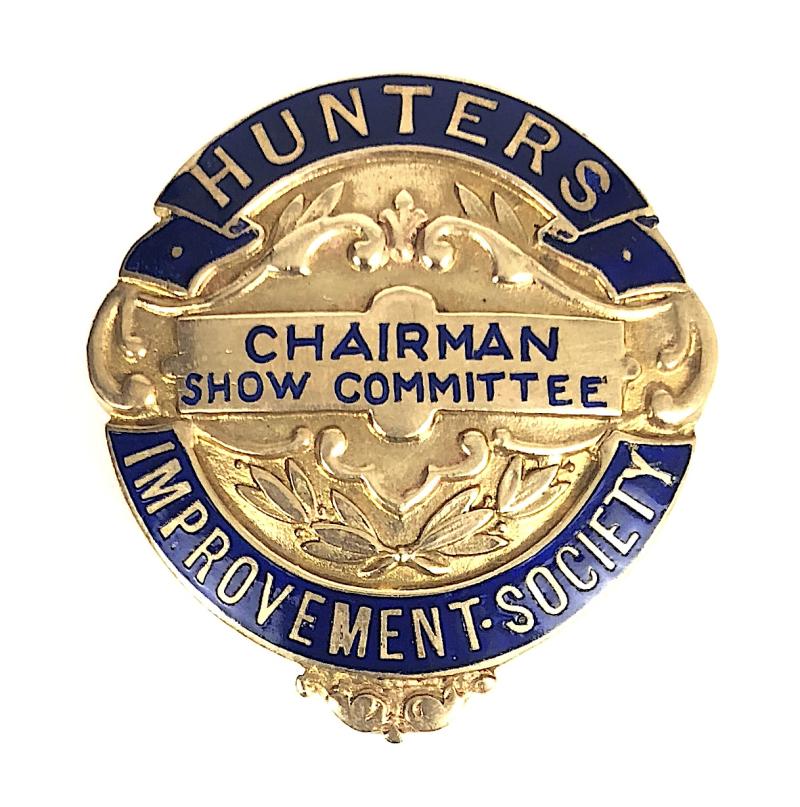 Hunters Improvement Society Chairman Show Committee horse breeding badge