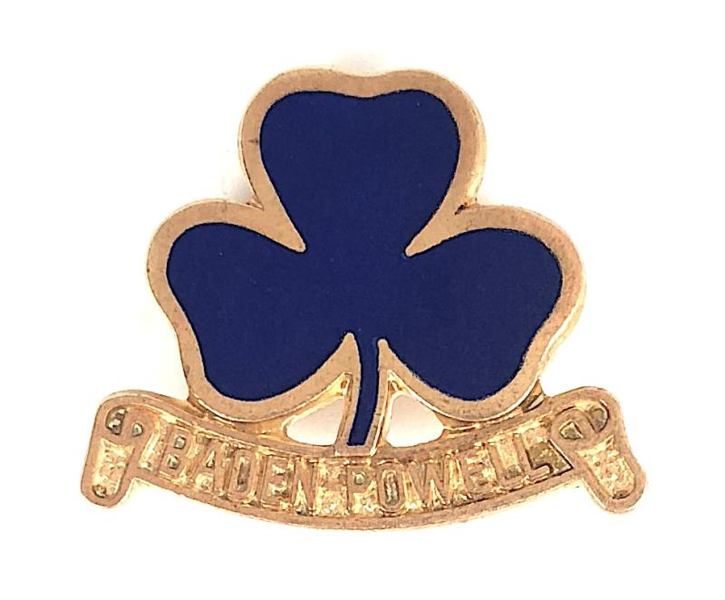 Girl Guides Baden-Powell Challenge Award 1st Issue Badge 'H' to reverse