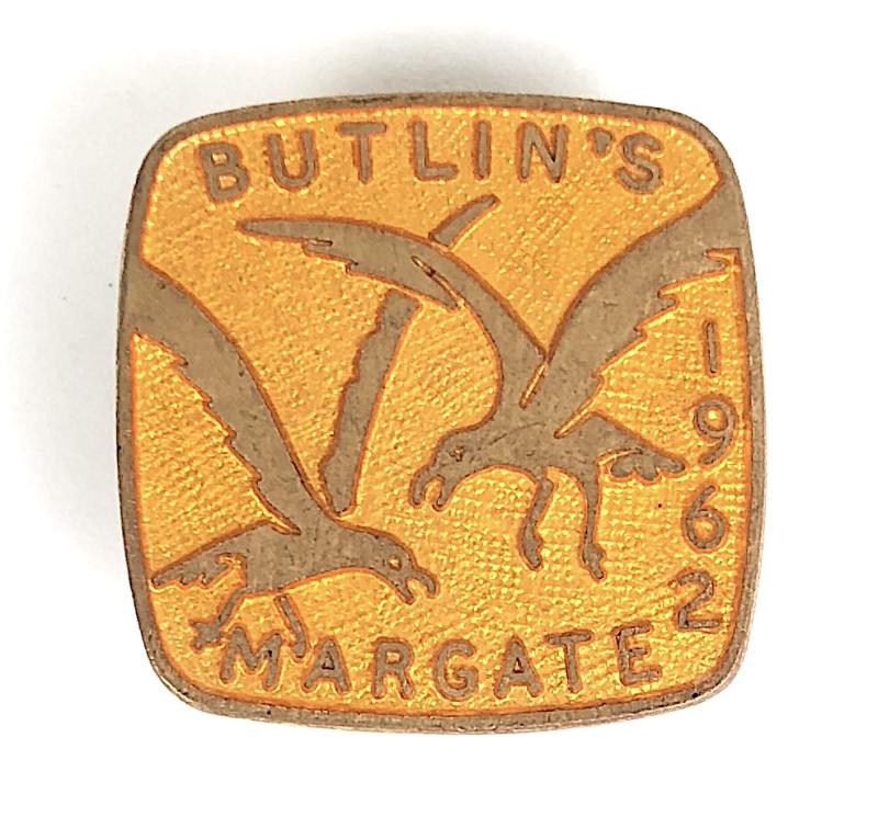Butlins 1962 Margate Holiday Camp seagull badge
