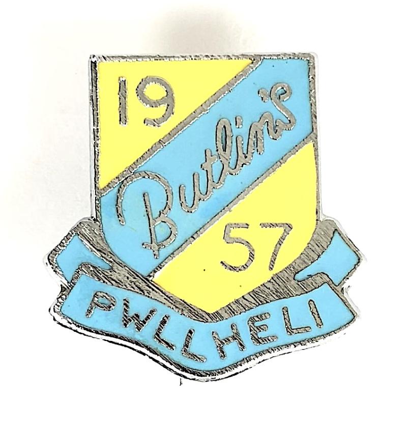 Butlins 1957 Pwllheli holiday camp badge