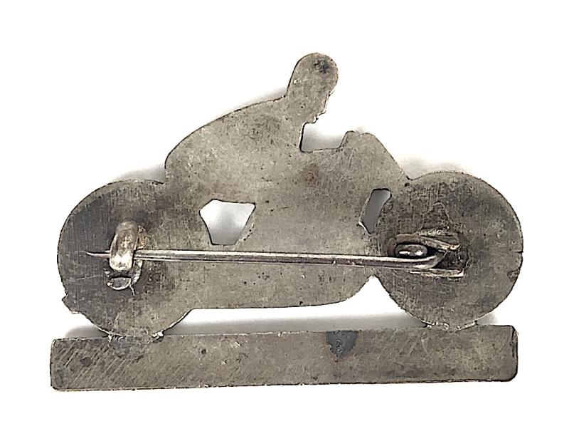 Swansea Touring M.C.C. motorcycle and rider badge c1940 Wales