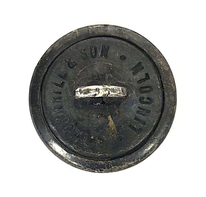 Lincolnshire Imperial Yeomanry officers tunic button c.1901 to 1908