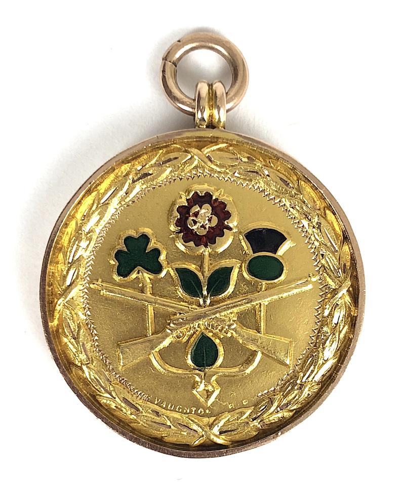 New Seaham Gold Tribute Medal 48982 Corporal William Defty RGA M.M.