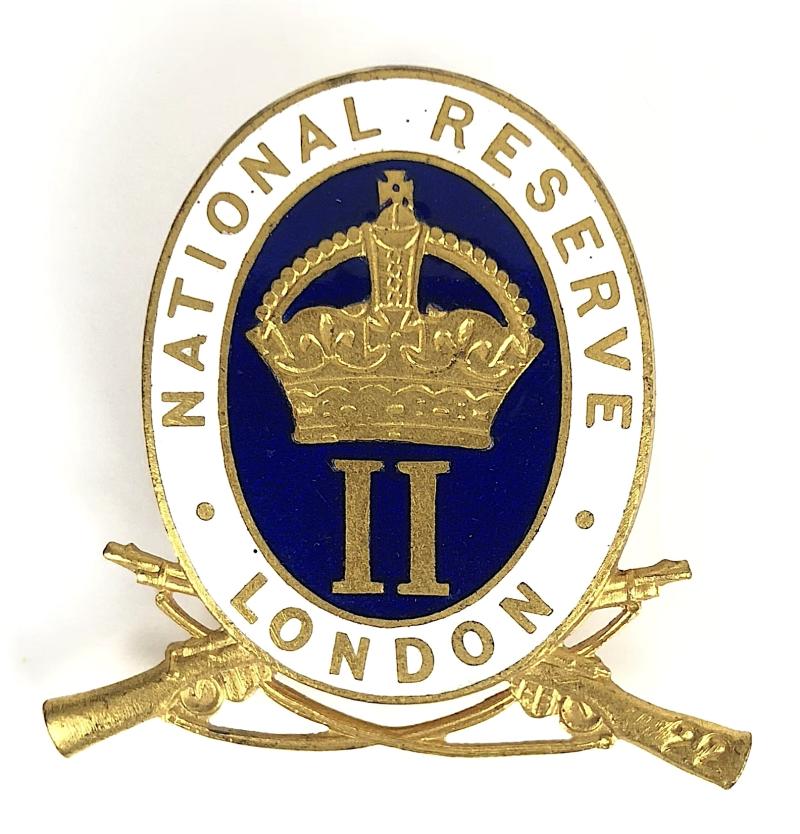 WW1 National Reserve Class II St Pancras London home front badge