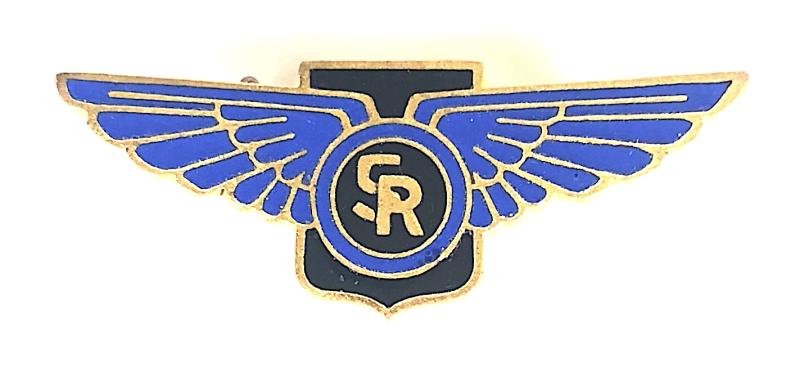 Saunders-Roe Ltd aircraft company construction workers numbered badge Isle of Wight