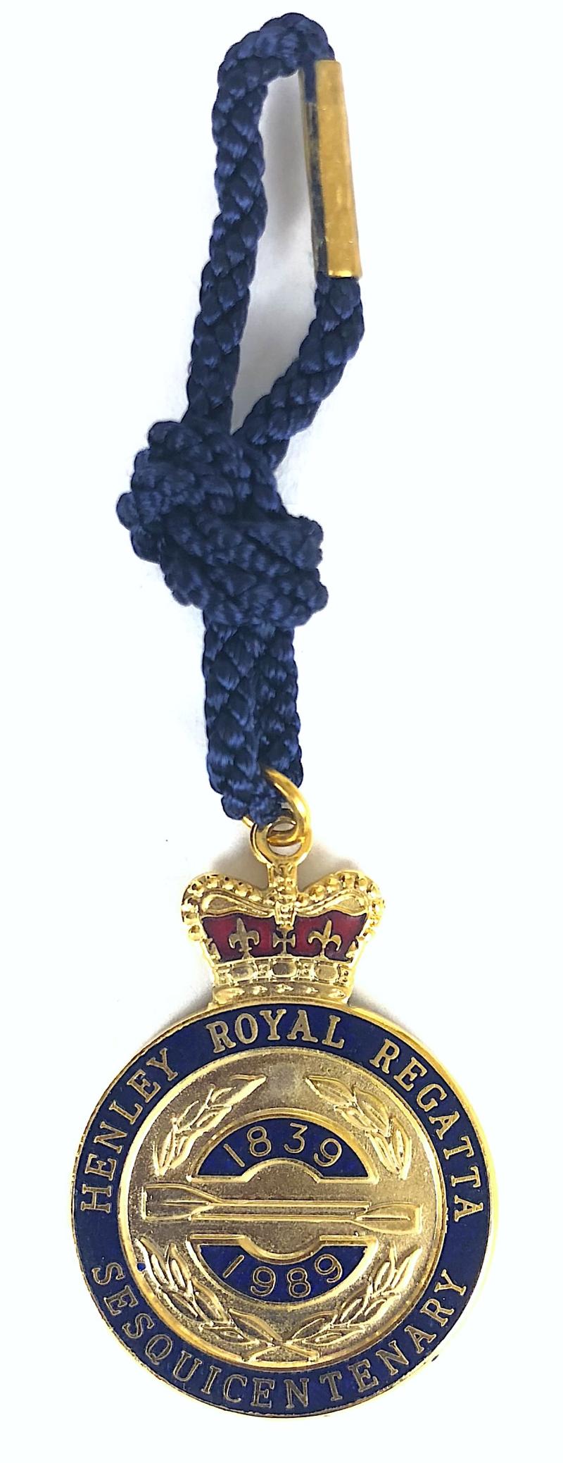 1989 Henley Royal Regatta Sesquicentenary stewards enclosure badge