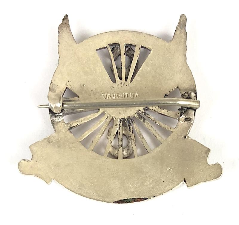 Clarence Wheelers Cycling Club winged cycle wheel badge