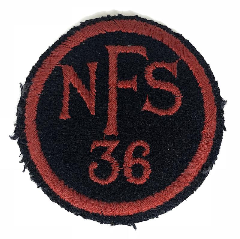 National Fire Service NFS 36 Essex Fire Force Area uniform badge Headquarters Ilford