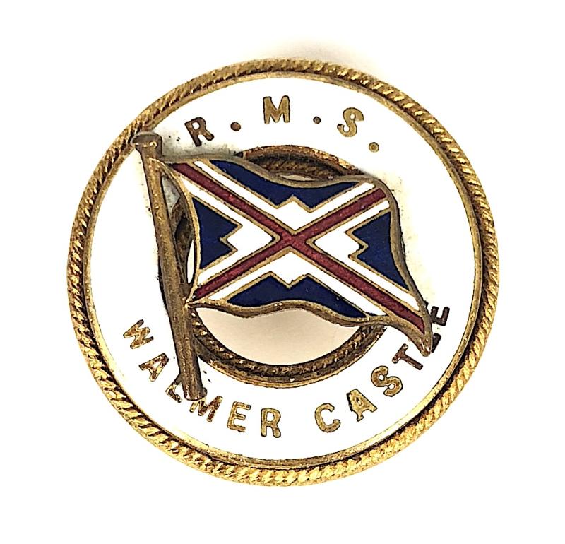 RMS Walmer Castle Union-Castle Mail Steamship Company Badge