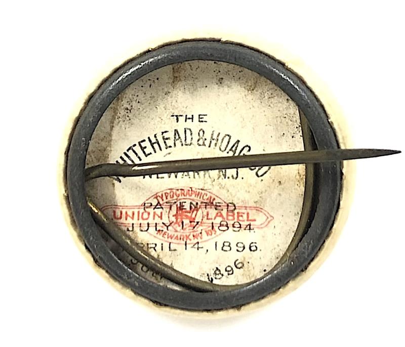 Colonel Wingate Boer War celluloid tin button badge