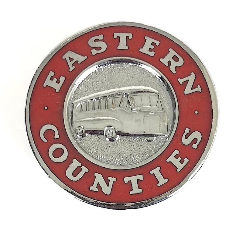 Eastern Counties Omnibus Company Ltd cap badge 1931 -1969 East Anglia