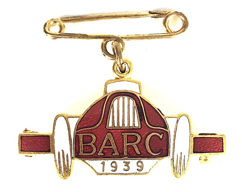 Brooklands Automobile Racing Club BARC 1939 badge No 591