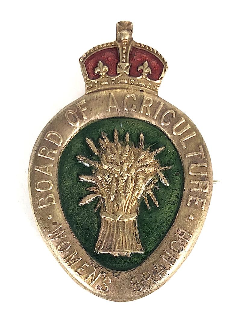 WW1 Board of Agriculture Womens Branch land army badge