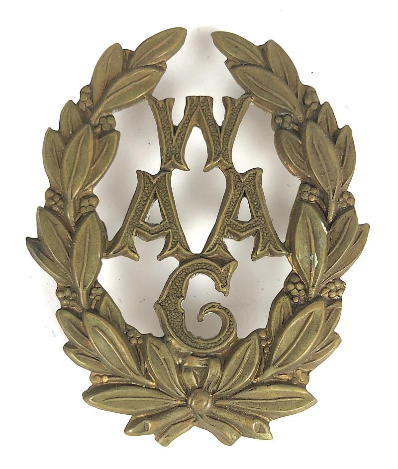 WW1 Women’s Army Auxiliary Corps W.A.A.C. cap badge c1917 - 1918