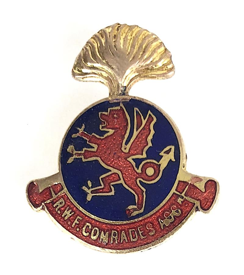 Royal Welch Fusiliers Comrades Association badge