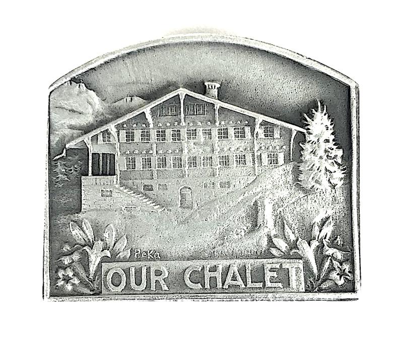 Girl Guides Our Chalet WAGGGS pin badge