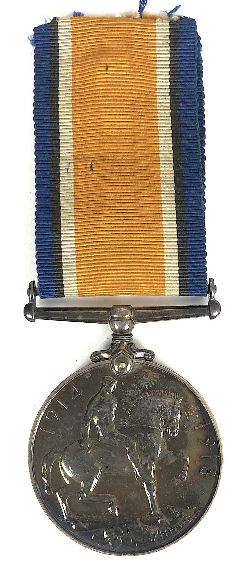WW1 Royal Berkshire Regiment British Silver War Medal