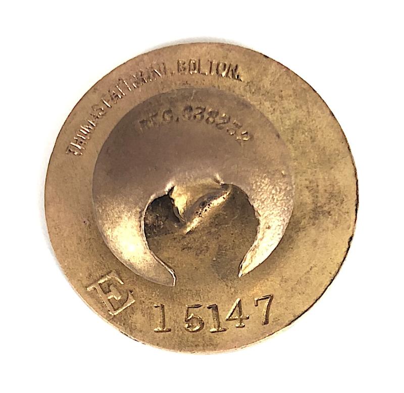 WW1 Midland Railway War Service Badge E15147