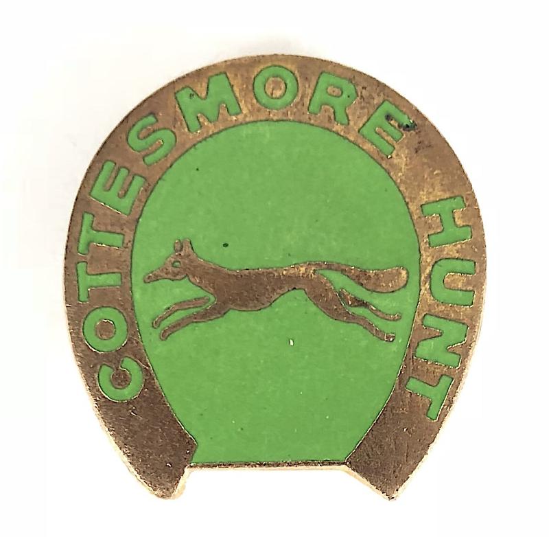 Cottesmore Hunt Supporters Club Pin Badge Leicestershire c1950's