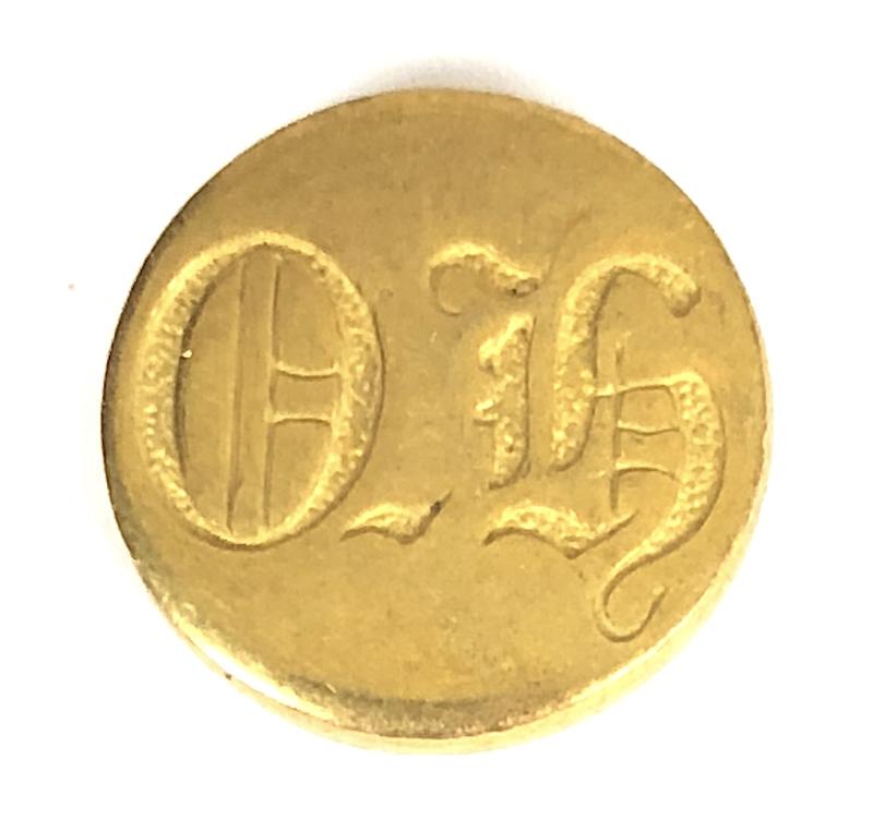 Quorn Hunt small cuff coat button Dia14mm.