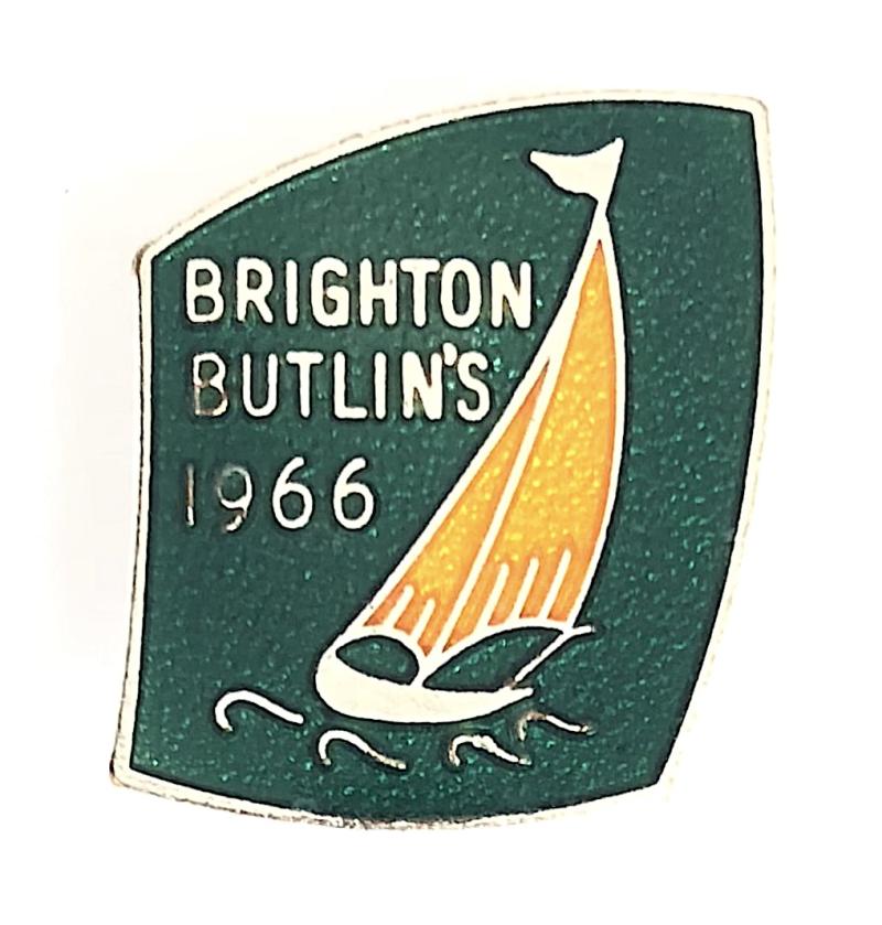 Butlins 1966 Brighton holiday camp yacht badge