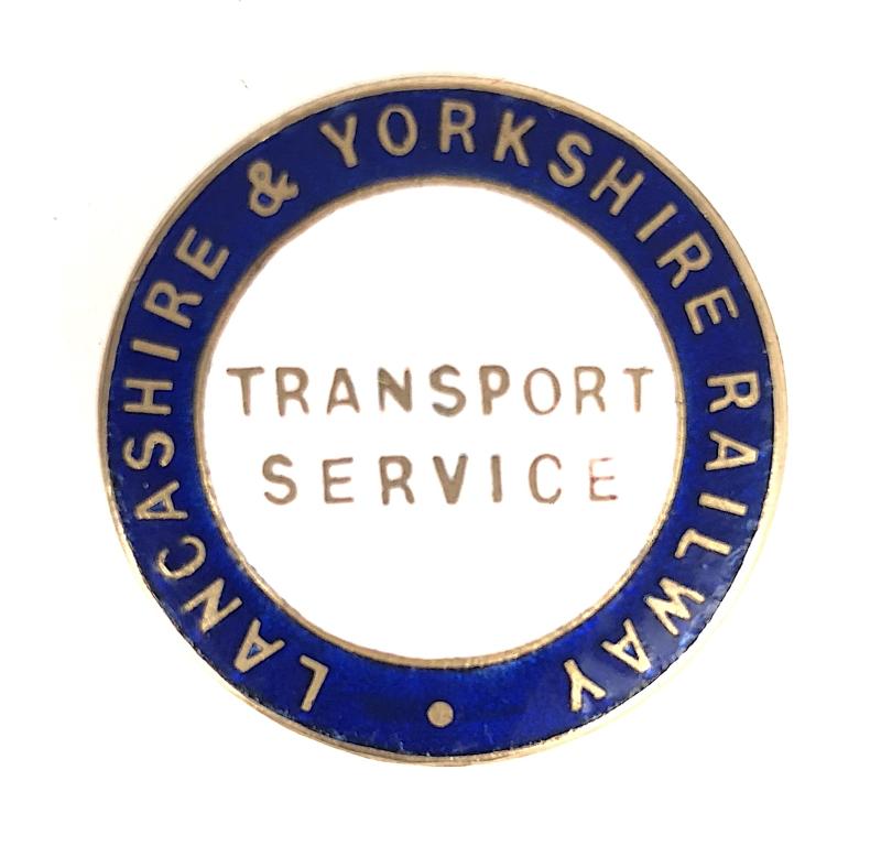 WW1 Lancashire & Yorkshire Railway Transport Service Badge 1st Issue Numbered  65
