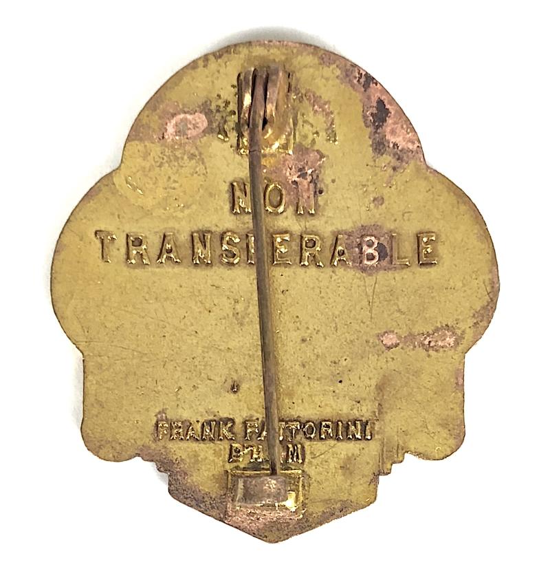 1954 Liverpool County Stand Aintree racecourse horse racing club badge