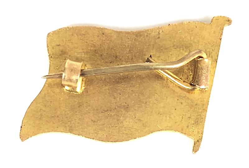 Riviera Lido Club Nyetimber red enamel flag badge Bognor Regis Sussex