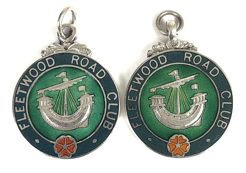 Fleetwood Road Club 1960's Cycle Racing Reliability Trial Silver Medals R.Hockings