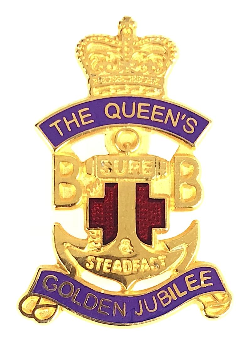Boys Brigade Limited Edition Queens Golden Jubilee 2002 badge