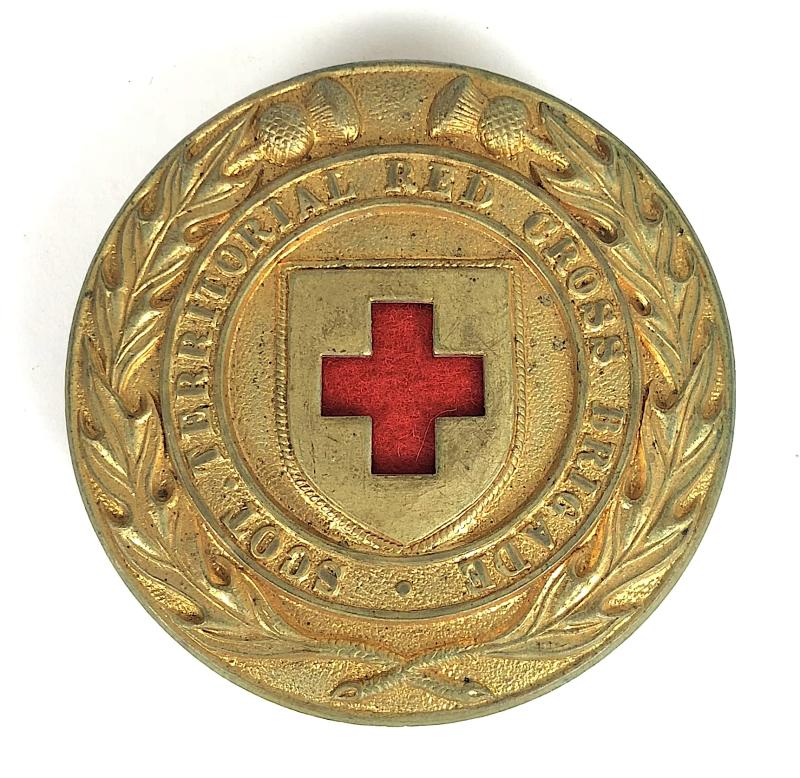 WW1 Scottish Territorial Red Cross Brigade Sleeve Badge
