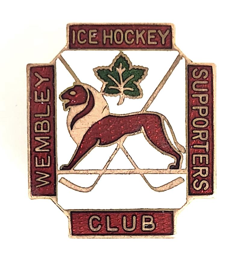 Wembley Ice Hockey Supporters Club Badge c.1936