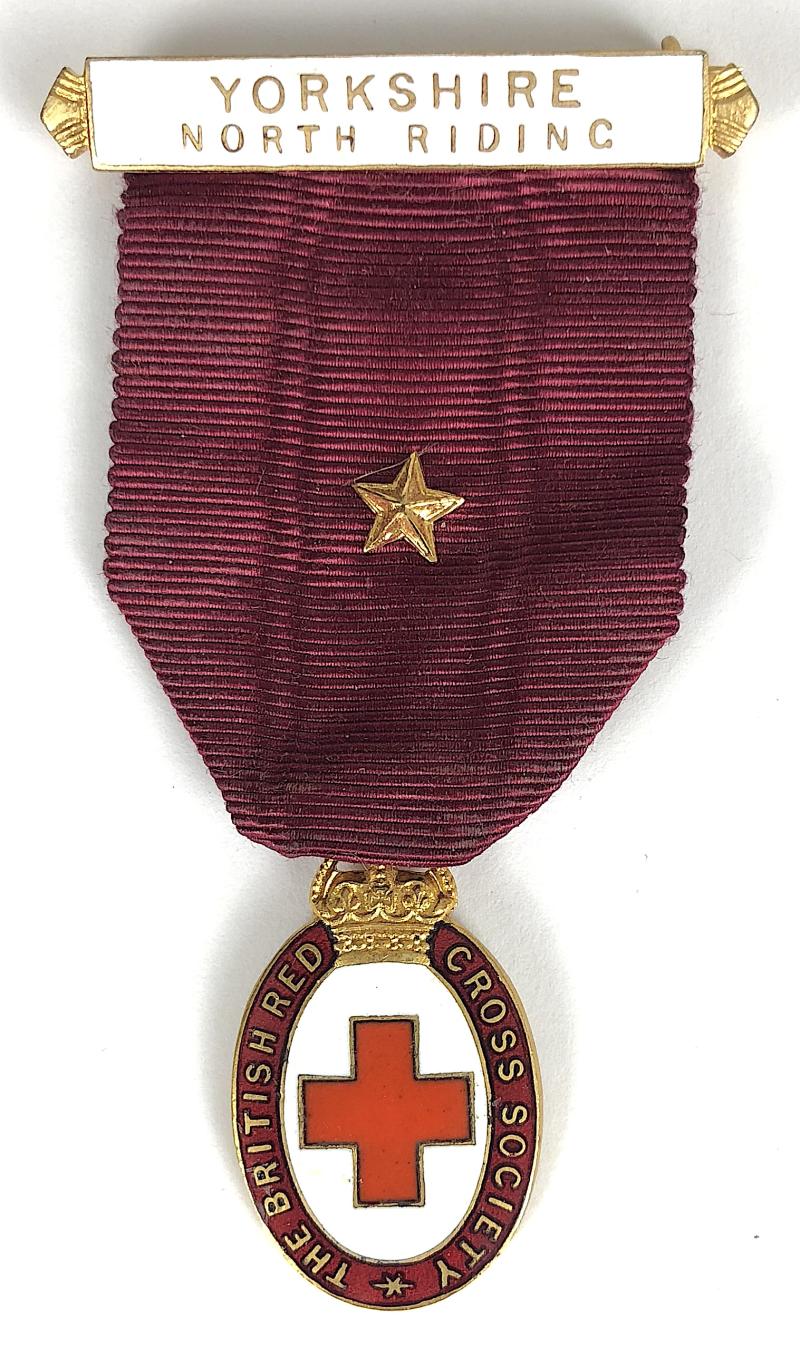 British Red Cross Society Sutherland Honorary Vice President Medal Yorkshire North Riding