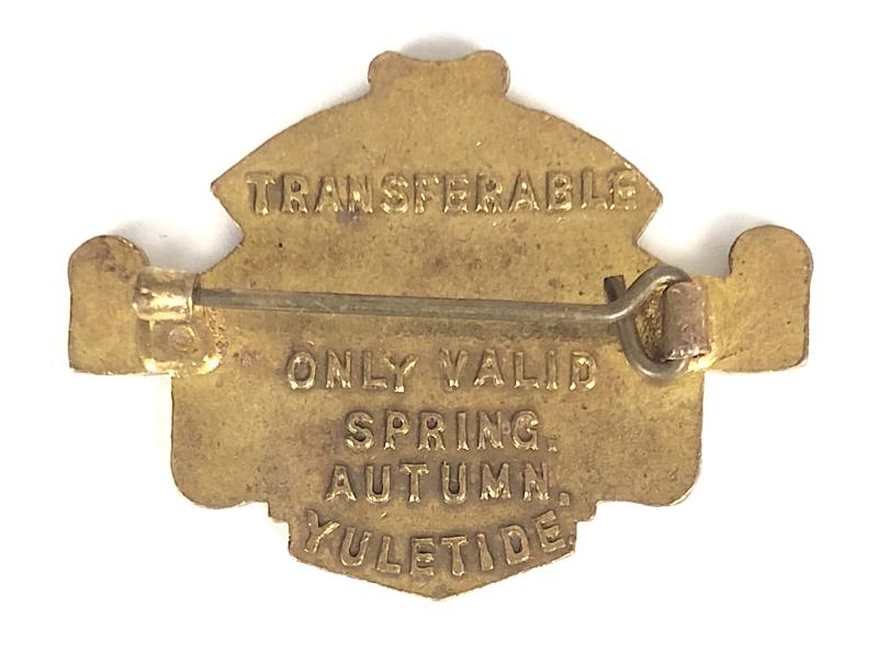 1961 Liverpool County Stand Aintree racecourse horse racing club badge