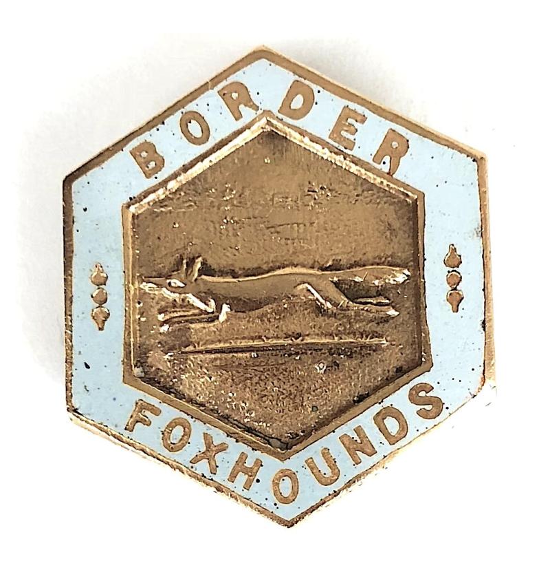 Border Foxhounds hunt supporters badge