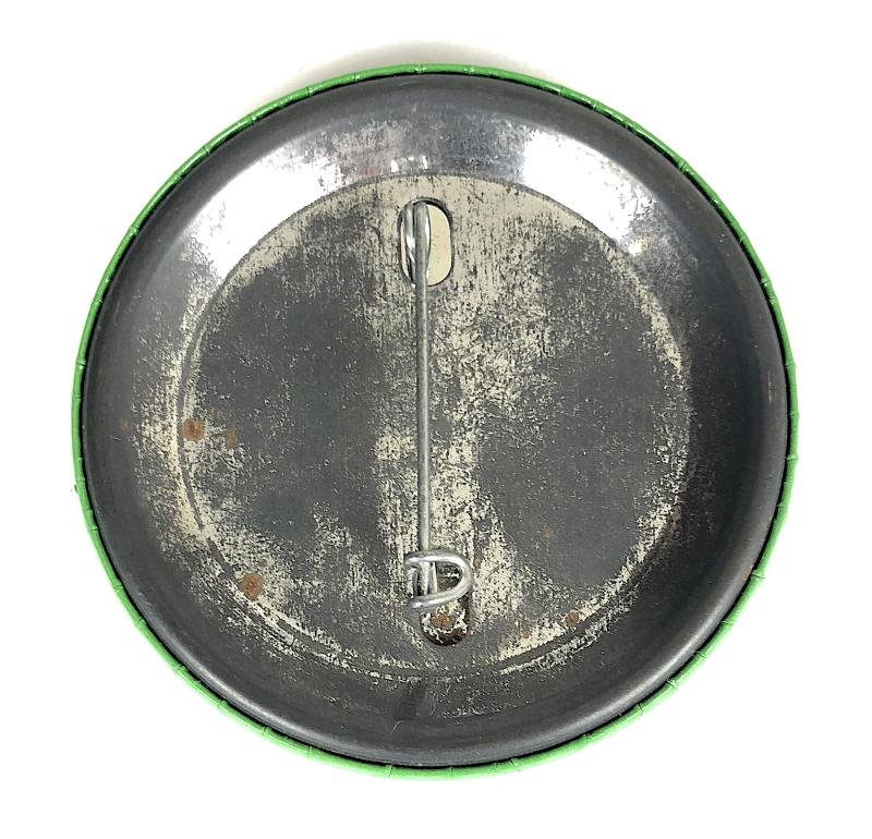 'Make Merry with Shell' 1984 advertising slogan promotional badge