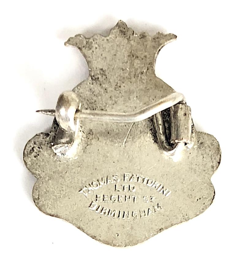 Girls Life Brigade silver plated enamel pin badge