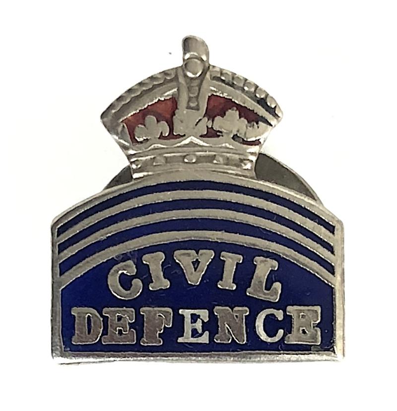 WW2 Civil Defence Home Front ARP Services lapel badge