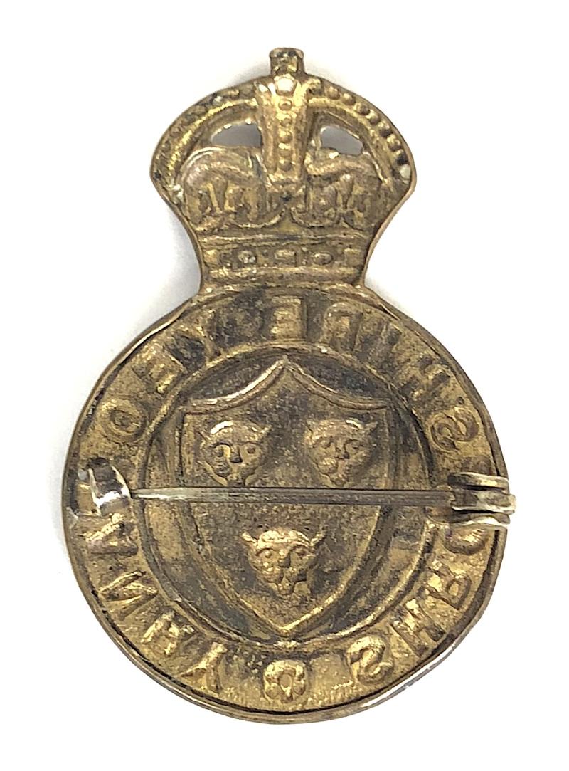 Shropshire Yeomanry ATS Attached Breast Badge c.1940 - 1945