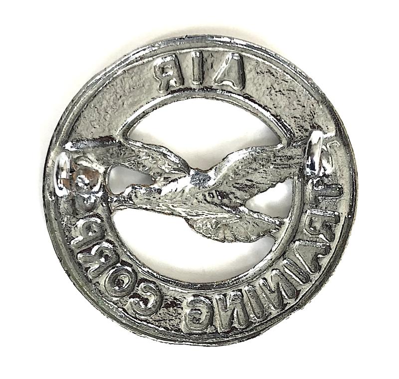 Air Training Corps ATC chromium plated cap badge