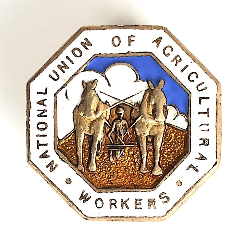 National Union of Agricultural Workers trade union badge