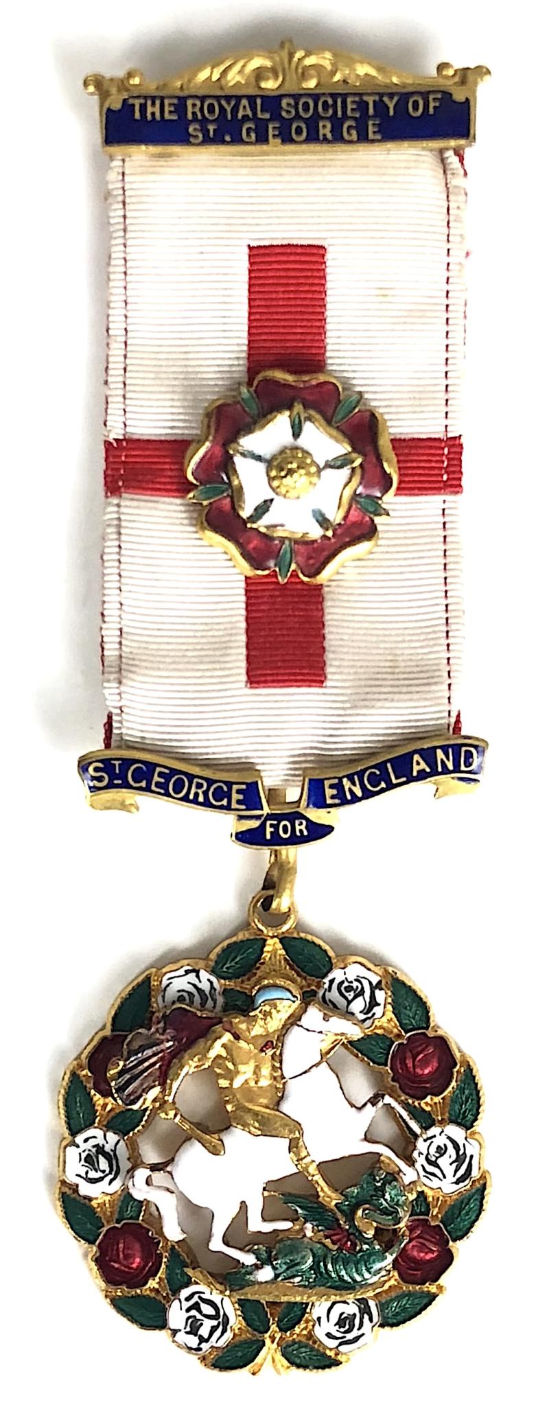 The Royal Society of St.George For England Medal