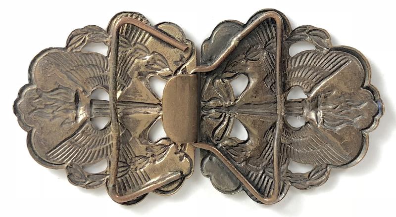 Torch of Knowledge bronze nurses buckle