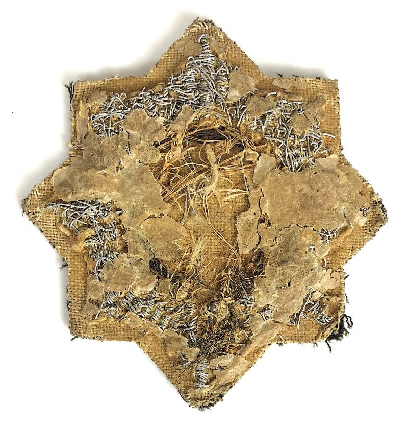 Shanghai Municipal Police bullion cloth blazer badge