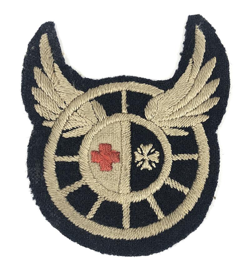 WW1 BRCS & Order of St John Motor Ambulance Driver Cloth Badge