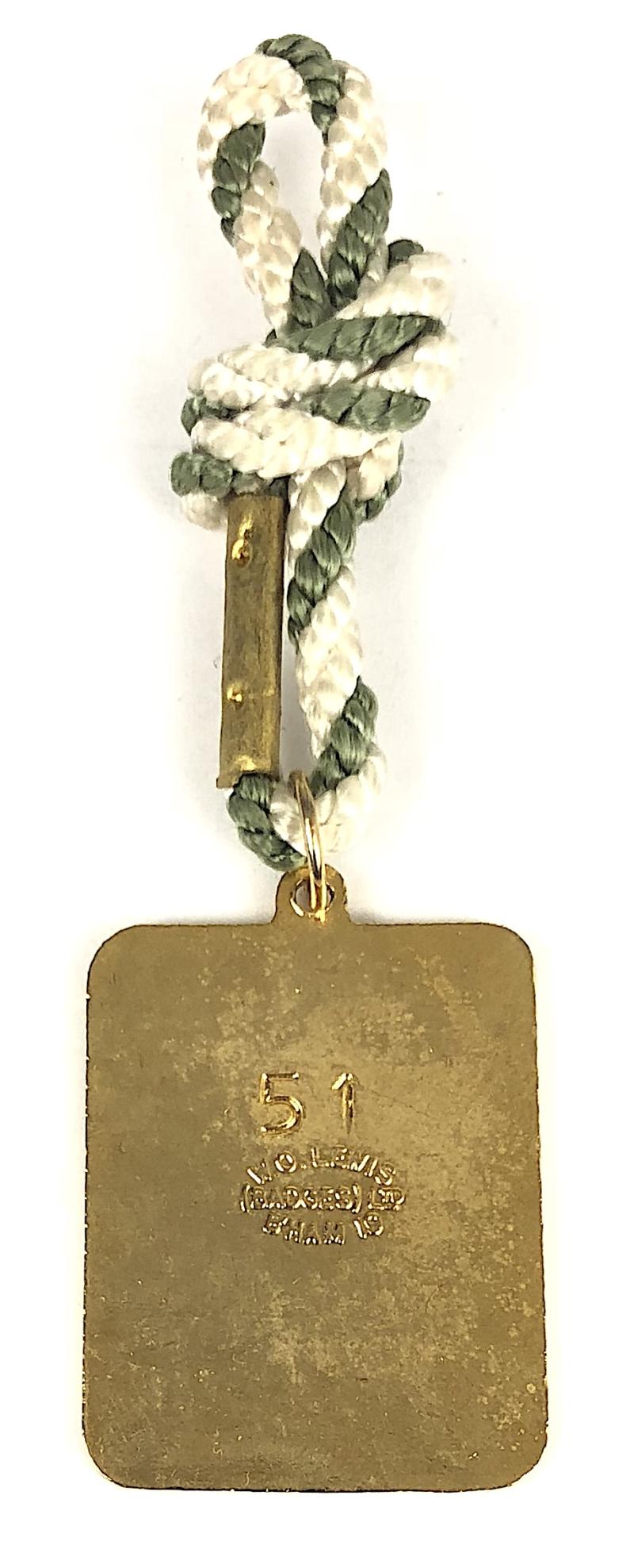 1997 Folkestone Horse Racing Club Badge closed course Kent